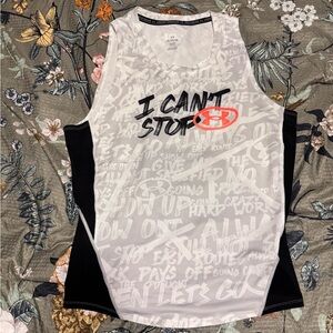 Under Armour Black and White Tank Top